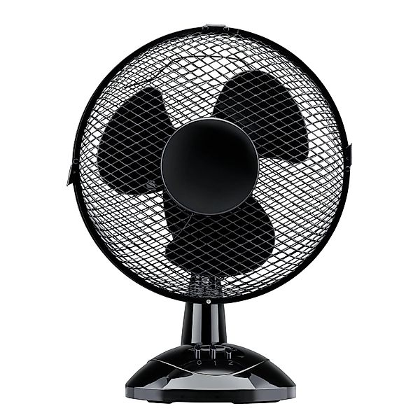 Tischventilator Schwarz Ø 23 cm günstig online kaufen