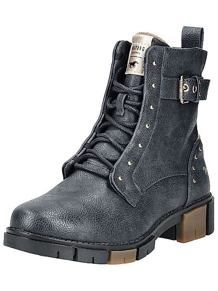 Mustang Shoes Mustang Shoes Stiefelette Lederimitat Schnürstiefelette günstig online kaufen