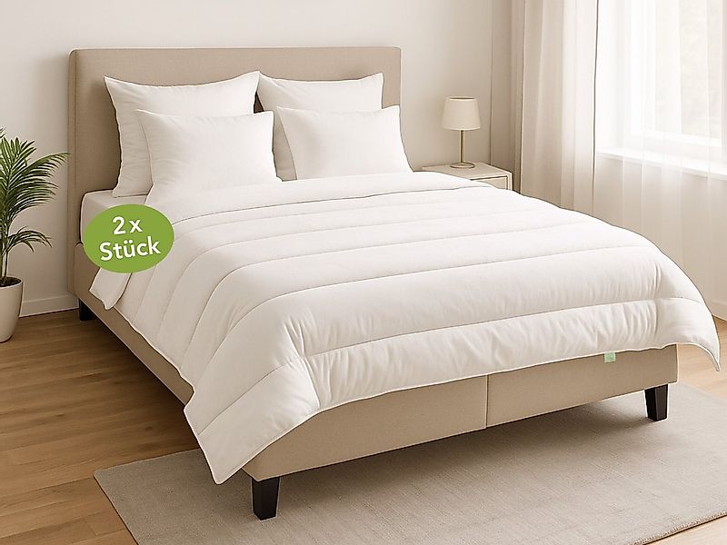 Dreamstar Microfaserbettdecke Eco, Bettdecken 2er-Set - 4-Jahreszeiten, Gan günstig online kaufen