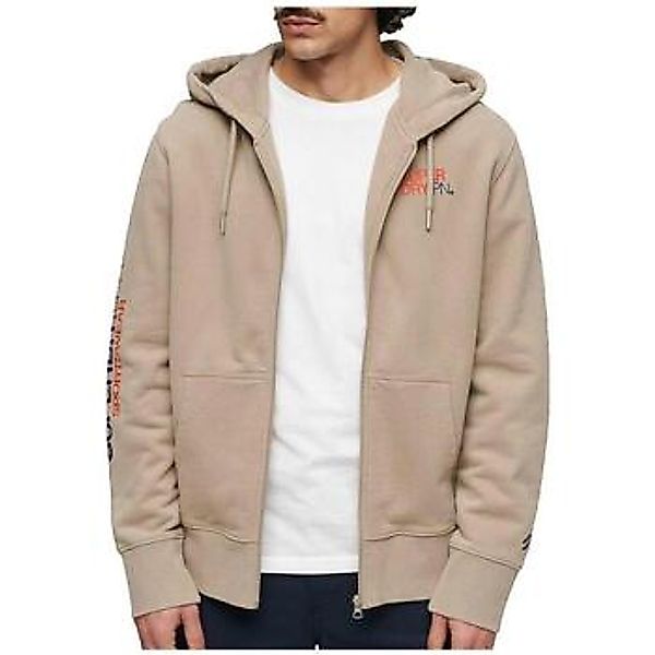 Superdry  Sweatshirt Sweatshirt  Sportswear Logo zippé ample günstig online kaufen