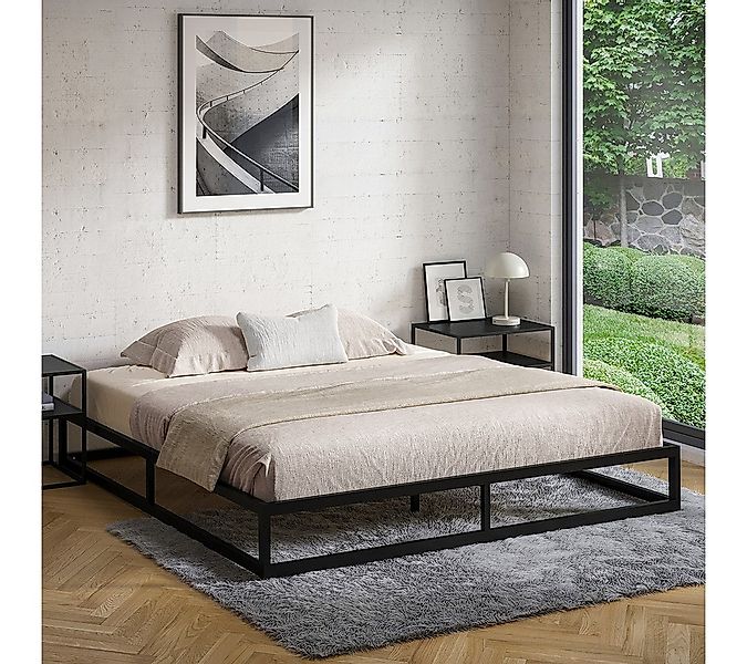 skølm Bettgestell Bragi inkl. Lattenrost (25 cm hoch), Metallbett 180x200 c günstig online kaufen