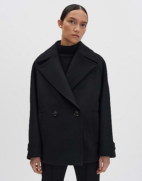 someday Cabanjacke VABANA Cabanjacke im Wollmix lockere Passform, Reverskra günstig online kaufen