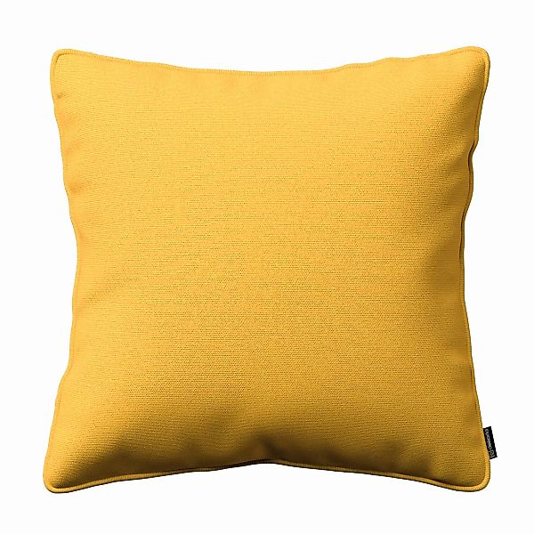 Kissenhülle Gabi mit Paspel, gelb, 60 x 60 cm, Loneta (133-40) günstig online kaufen