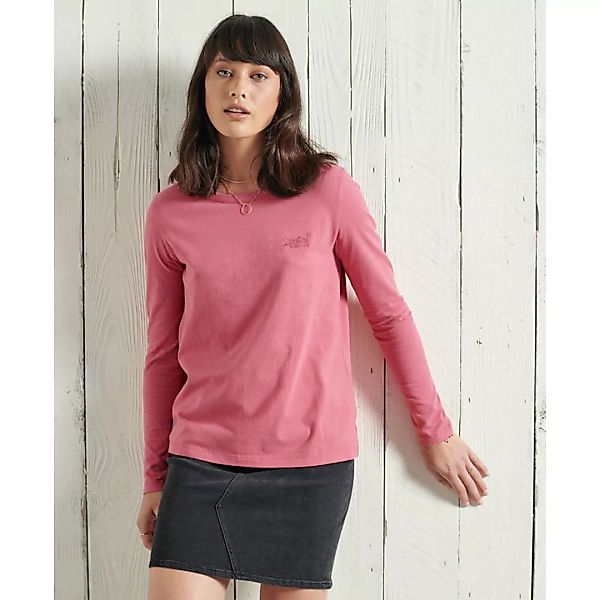 Superdry Orange Label Classic Langarm-t-shirt S Dusty Pink günstig online kaufen