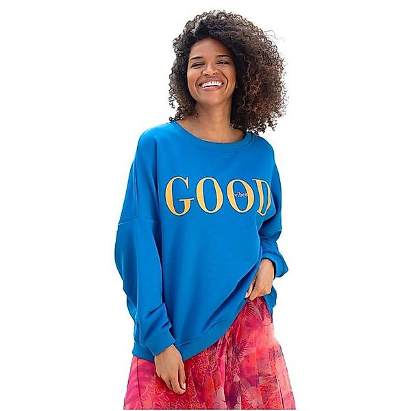 Miss Goodlife Sweater Miss Goodlife MG9356 Sweatshirt, Good Vibes, Blue/neo günstig online kaufen