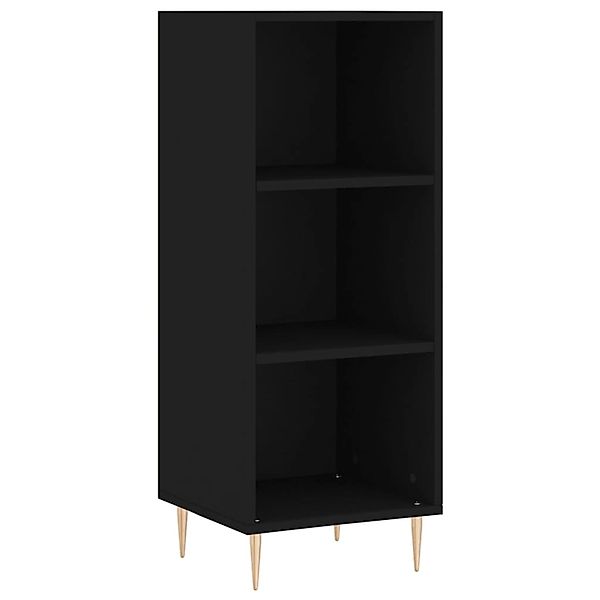 vidaXL Sideboard Schwarz 34,5x32,5x90 cm Holzwerkstoff 828717 günstig online kaufen