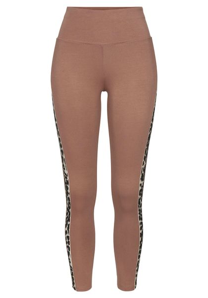 LASCANA ACTIVE Leggings Einsätze mit Leopardenmuster an den Beinen günstig online kaufen