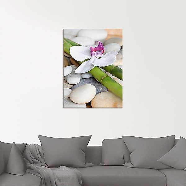 Artland Glasbild »Zen Orchidee«, Zen, (1 St.), in verschiedenen Größen günstig online kaufen