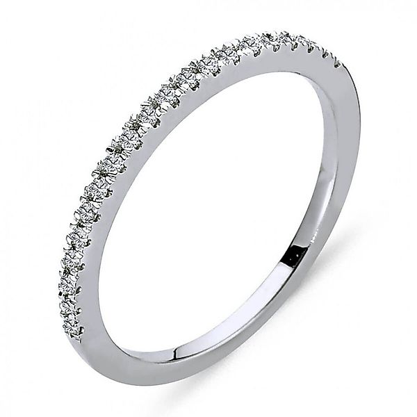 EinStein Diamant Verlobungsring Vorsteckring Diamant halbrund günstig online kaufen