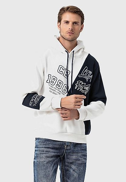 Cipo & Baxx Kapuzenpullover Sweatshirts (1-tlg) im Kontrastdesign günstig online kaufen