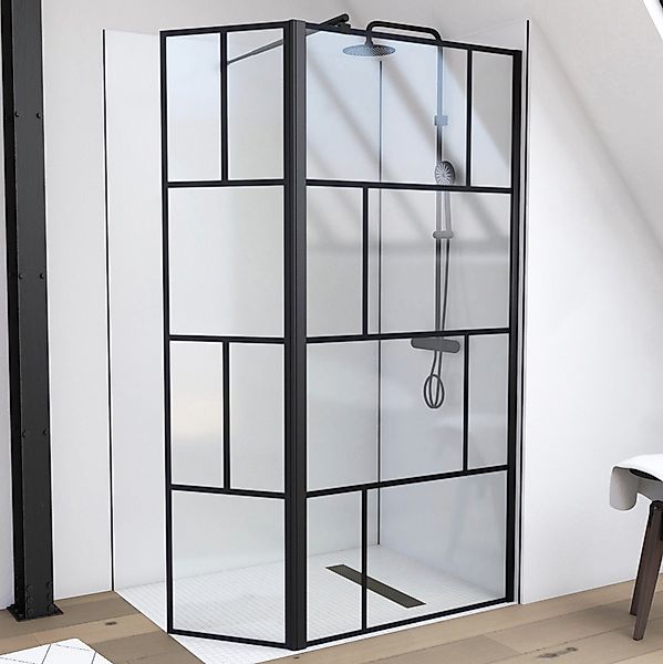 Marwell Walk-in-Dusche Bricks, Einscheibensicherheitsglas, (3 tlg), günstig online kaufen