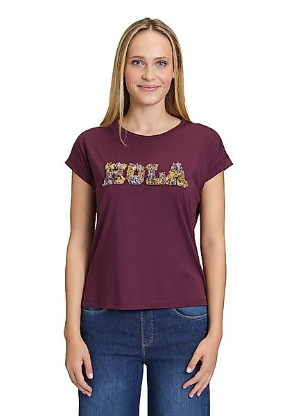 Cartoon Kurzarmshirt Cartoon Damen Rundhals-Shirt mit günstig online kaufen