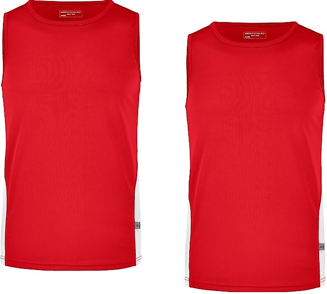 James & Nicholson Lauftop Doppelpack Herren Lauftop Topcool Tanktop mit Run günstig online kaufen