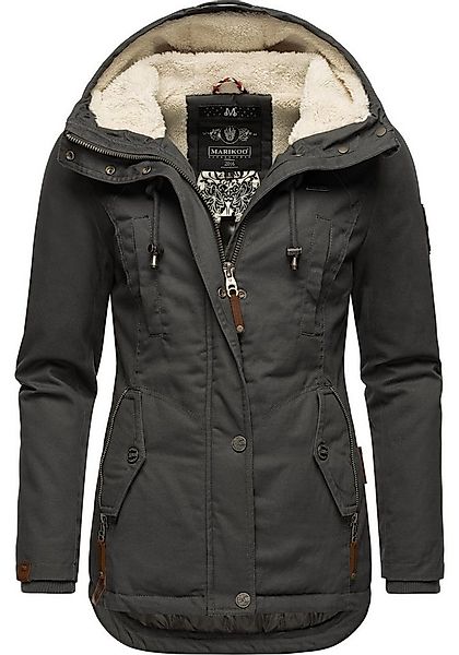 Marikoo Winterjacke Bikoo sportliche Damen Outdoor Baumwolljacke mit Kapuze günstig online kaufen