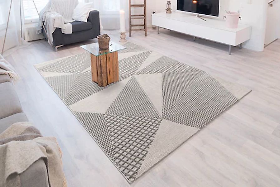 Sehrazat Teppich »Luxury 6300«, rechteckig, 13 mm Höhe, Hoch-Tief-Struktur, günstig online kaufen