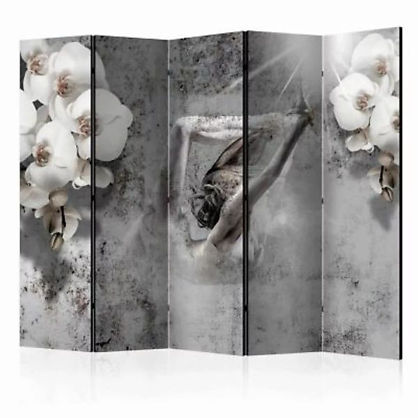 artgeist Paravent Arrangement with orchid II [Room Dividers] grau/beige Gr. günstig online kaufen