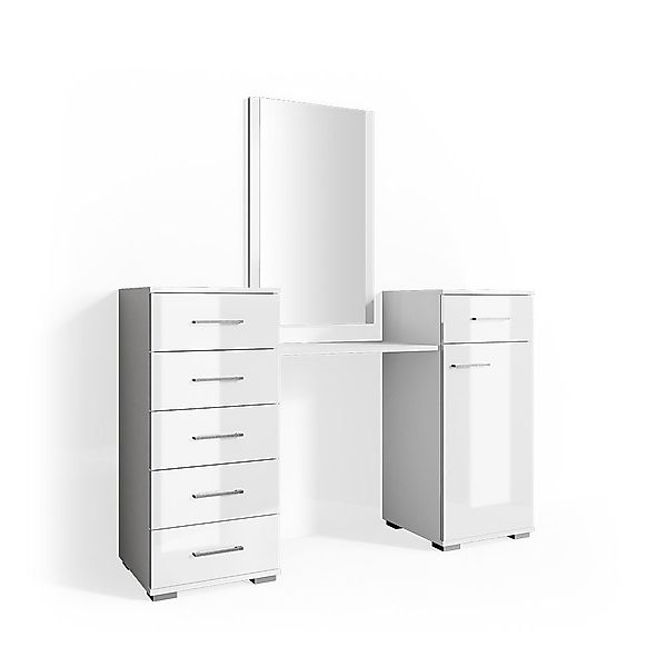Vicco Schminktisch Zoe, Weiß, 140 cm günstig online kaufen