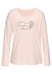 Vivance Dreams Pyjamaoberteil mit Frontdruck günstig online kaufen