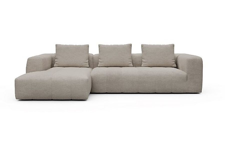 moebelfaktor Ecksofa Hugo 2,5-Sitzer Armlehne rechts mit Chaiselongue, Modu günstig online kaufen