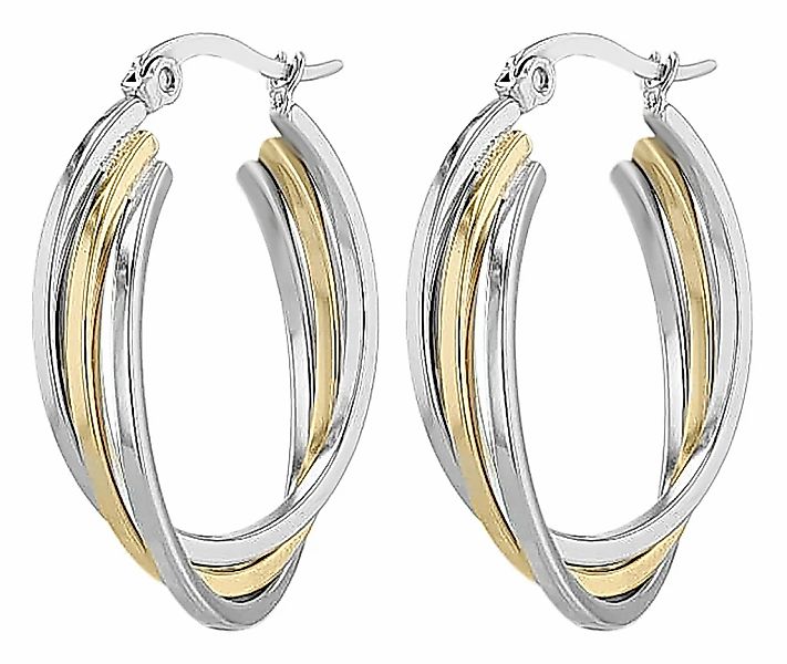 Adelia´s Paar Creolen "Damen Ohrringe – Creole aus Edelstahl" Ideal zum Ver günstig online kaufen