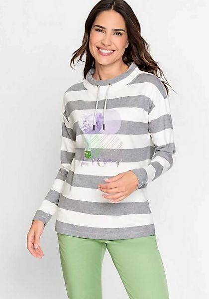 Olsen Sweatshirt mit weitem Stehkragen günstig online kaufen