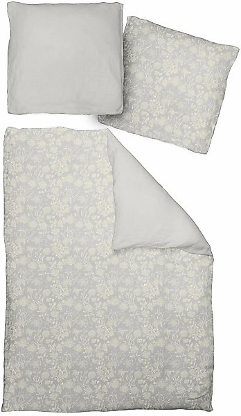 Adam Wendebettwäsche "Flower Cuvée light" 2 Stk. tlg. aus 100 % Bio-Baumwol günstig online kaufen