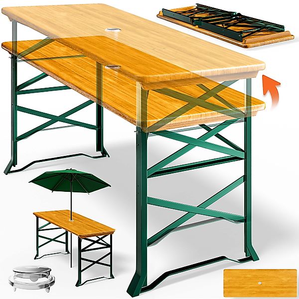 Casaria Stehtisch (1-St), Höhenverstellbar Klappbar Garten günstig online kaufen