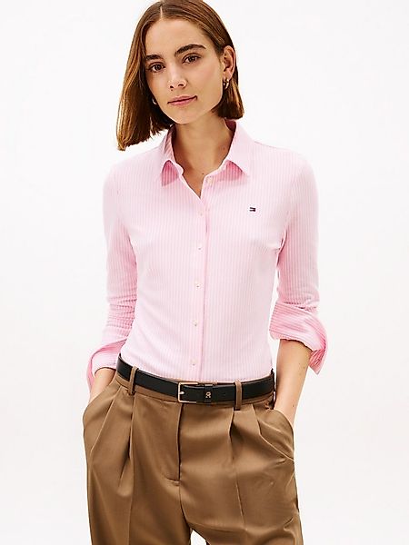 Tommy Hilfiger Poloshirt 1985 SLIM PIQUE BTN DOWN LS mit Polokragen und Lab günstig online kaufen