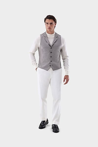 Weste aus Woll-Flanell günstig online kaufen