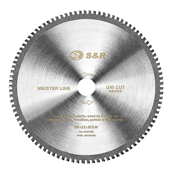 S&R Kreissägeblatt 254 x 30 x günstig online kaufen