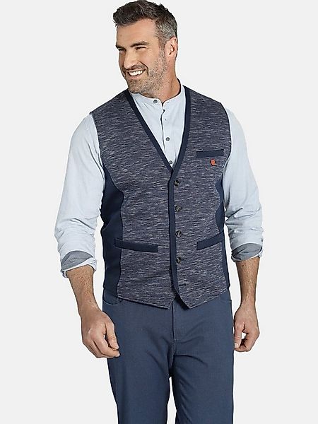 Charles Colby Anzugweste DUKE GRAHAM softe, leichte Jersey-Qualität günstig online kaufen