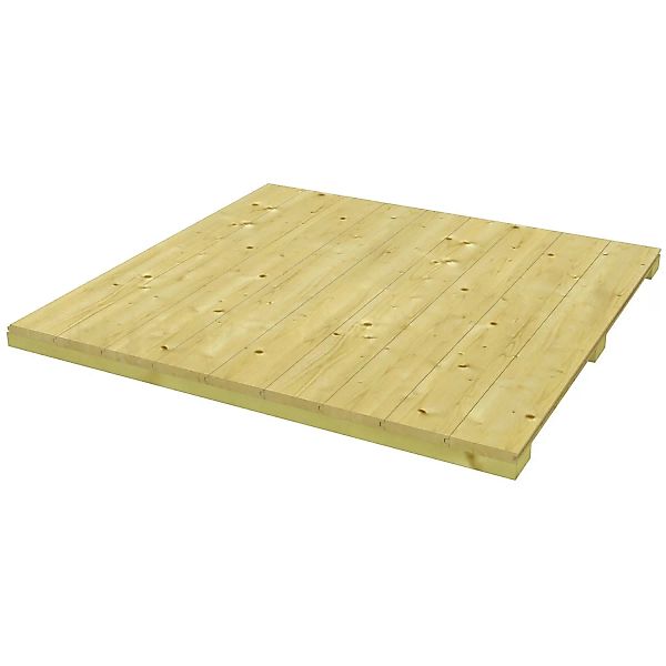 Skan Holz Fußboden für Gartenhaus CrossCube Gr. 3 B x T 253 cm x 253 cm günstig online kaufen