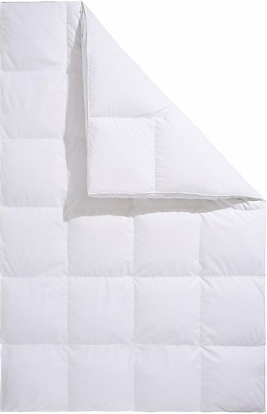 Älgdröm Daunenbettdecke + 3-Kammer-Kopfkissen "Lasse, Bettdecke 135x200 cm, günstig online kaufen