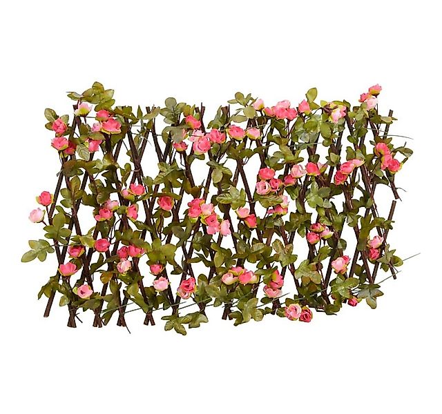 vidaXL Gartenzaun Rankgitter mit Künstlichem Efeu 5 Stk. Erweiterbar 180x20 günstig online kaufen