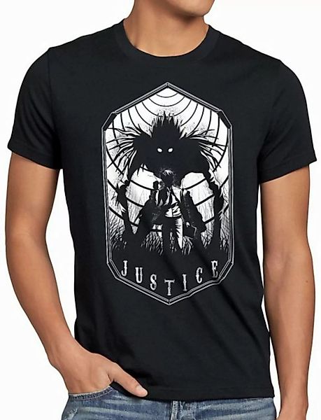 style3 T-Shirt Light Justice yagami death manga anime Death Note shinigami günstig online kaufen