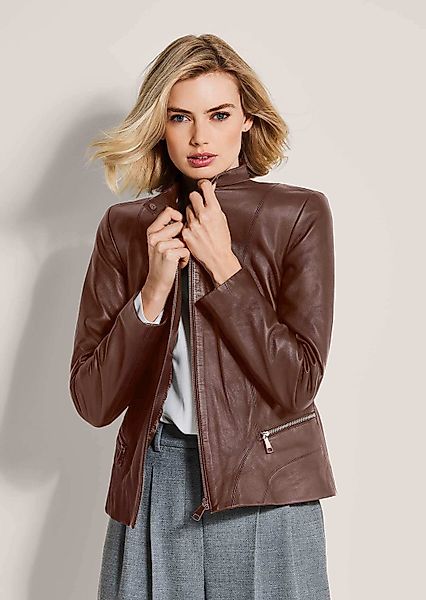 MADELEINE Lederjacke Kurzjacke aus Leder mit günstig online kaufen