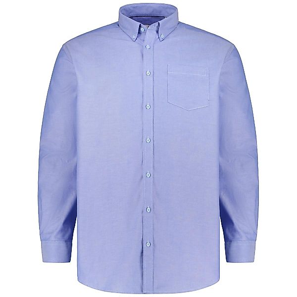 Pfundskerl Freizeithemd aus Baumwolle Farbe blau Größe: XXL günstig online kaufen