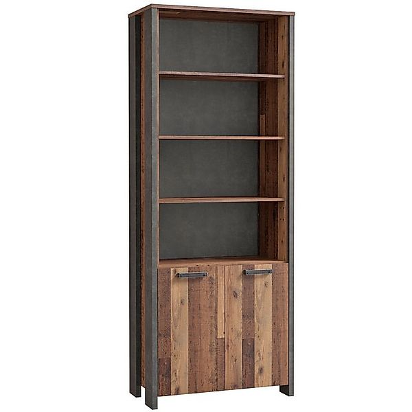 expendio Aktenschrank Cedric 101 Old Wood Vintage Nb. / Betonoptik dunkelgr günstig online kaufen