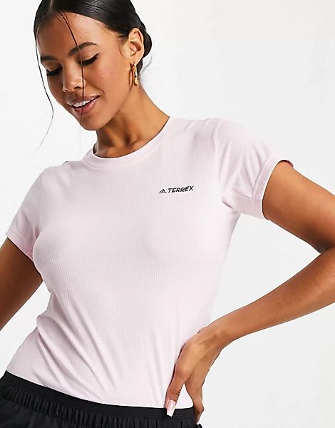 adidas – Terrex Tivid – T-Shirt in Rosa günstig online kaufen