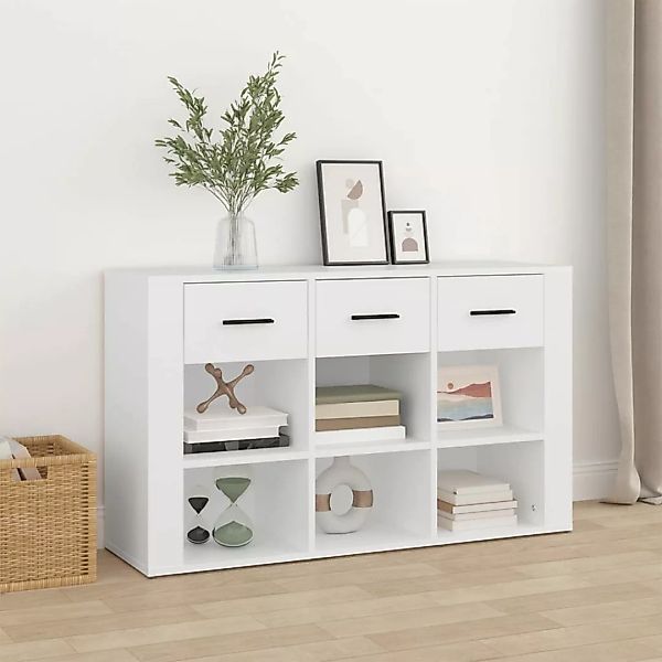 Vidaxl Sideboard Weiß 100x30x59,5 Cm Holzwerkstoff günstig online kaufen