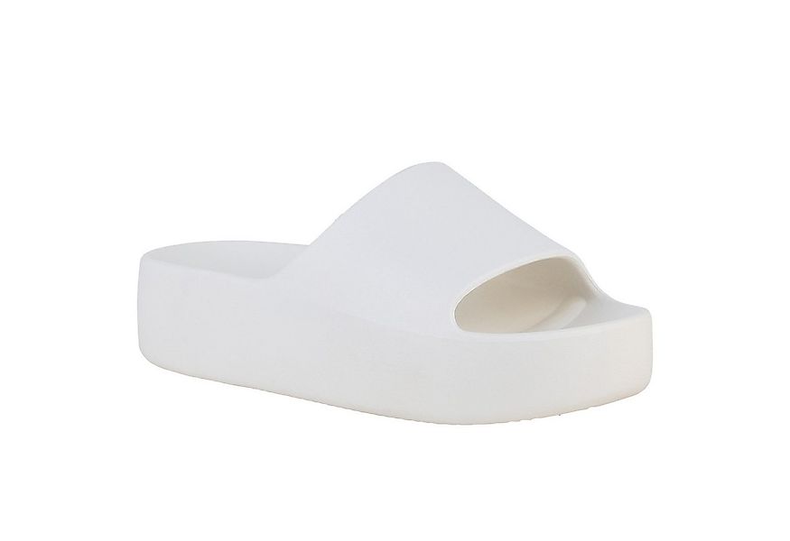 VAN HILL 841109 Sandalette Damen Pantoletten Sandaletten Plateau Schlappen günstig online kaufen