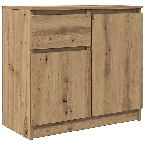 vidaXL Sideboard mit Schublade Artisan-Eiche 71x35x65 cm Holzwerkstoff 8616 günstig online kaufen
