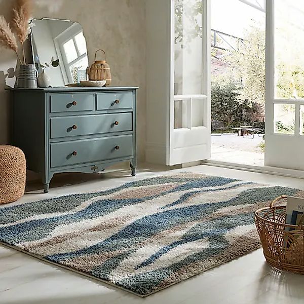 FLAIR RUGS Hochflor-Teppich »STREAM«, rechteckig, 30 mm Höhe günstig online kaufen