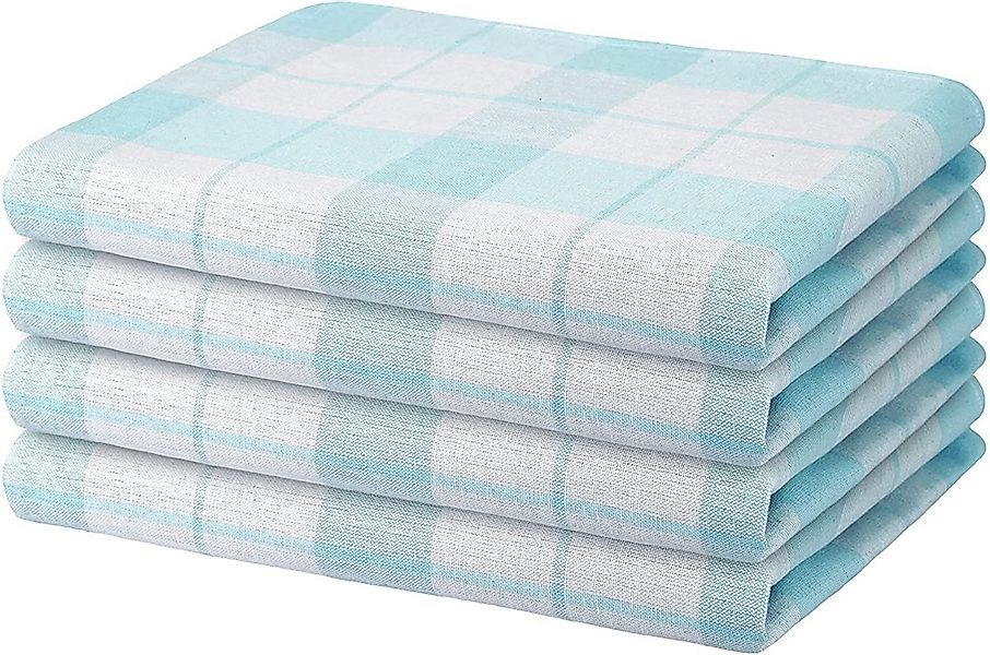 Hometex Premium Textiles Geschirrtuch 4er Set Geschirrtücher Grubentücher, günstig online kaufen
