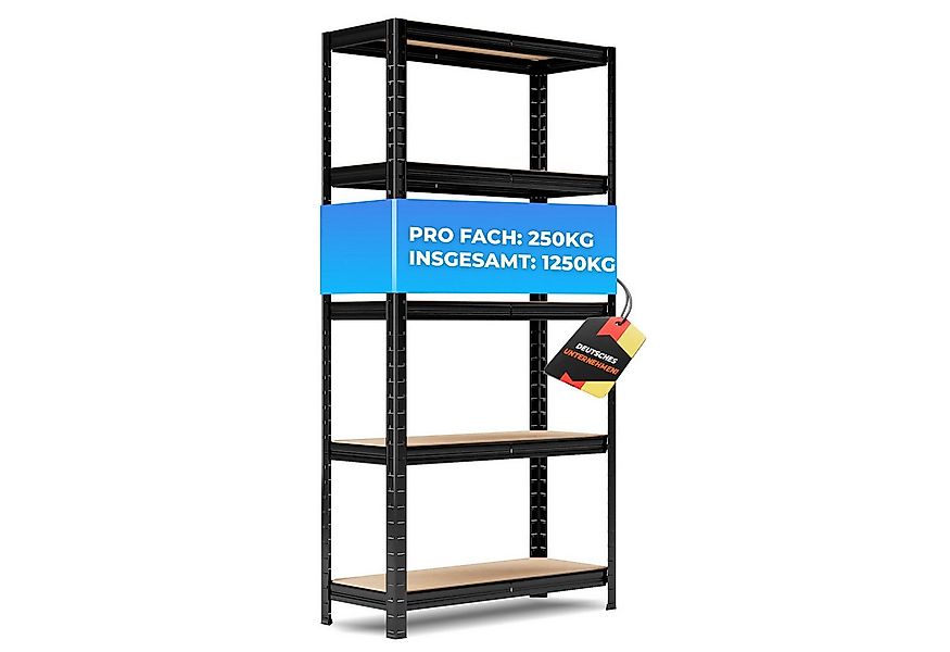 ALL Schwerlastregal Premium Qualität, 180x180x60cm 1250kg Traglast ideal fü günstig online kaufen