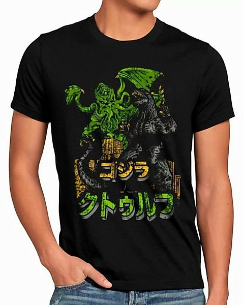 style3 T-Shirt Gojira vs. Cthulhu godzilla gojira japan monster nippon toki günstig online kaufen