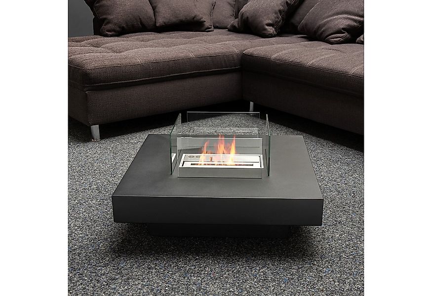 Moritz Dekokamin Standkamin 35 x 70 x 70 cm, Ethanolbrenner Glasfeuer Terra günstig online kaufen