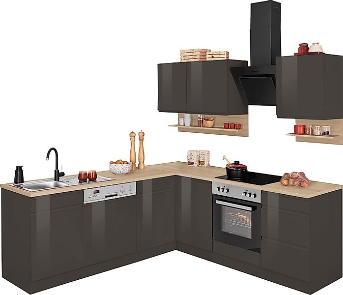 KOCHSTATION Winkelküche "KS-Virginia" Stellbreite 220/220 cm, wahlweise mit günstig online kaufen