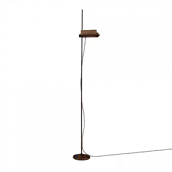 Oluce - Colombo 626/L LED Stehleuchte - bronze/mit Dimmer/H x Ø 205x24cm/St günstig online kaufen