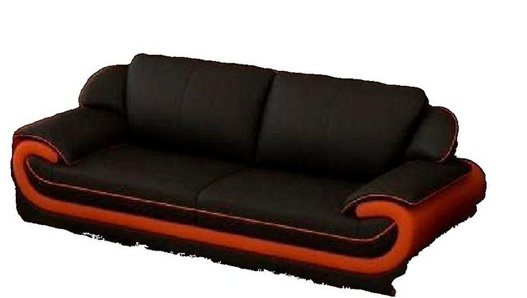 JVmoebel Sofa Schwarzes luxus Polster Dreisitzer Modernes Design Neu, Made günstig online kaufen